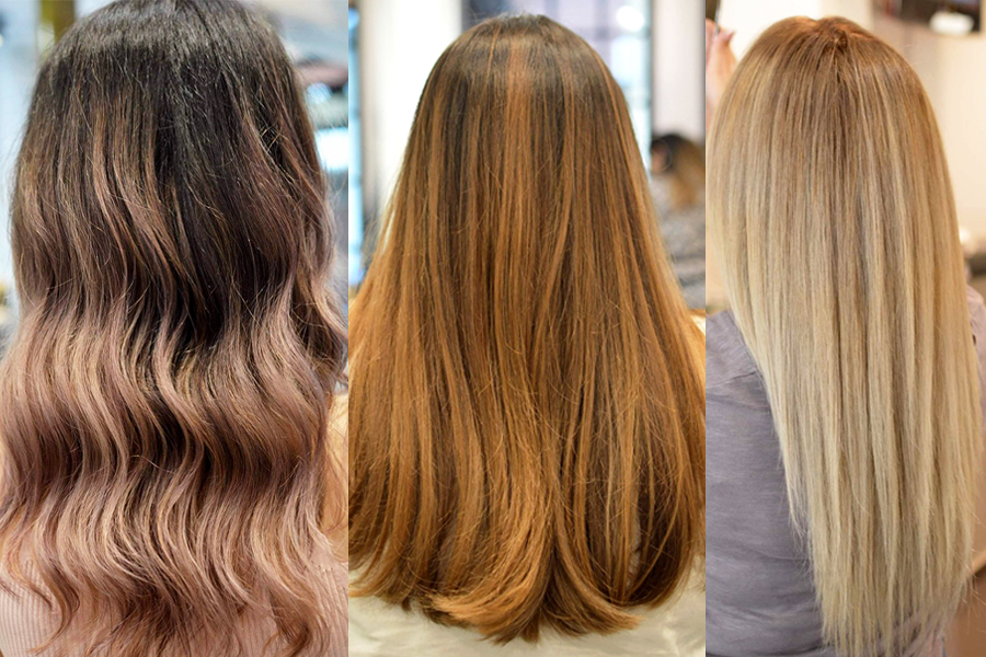 Degrade χρώμα στα μαλλιά